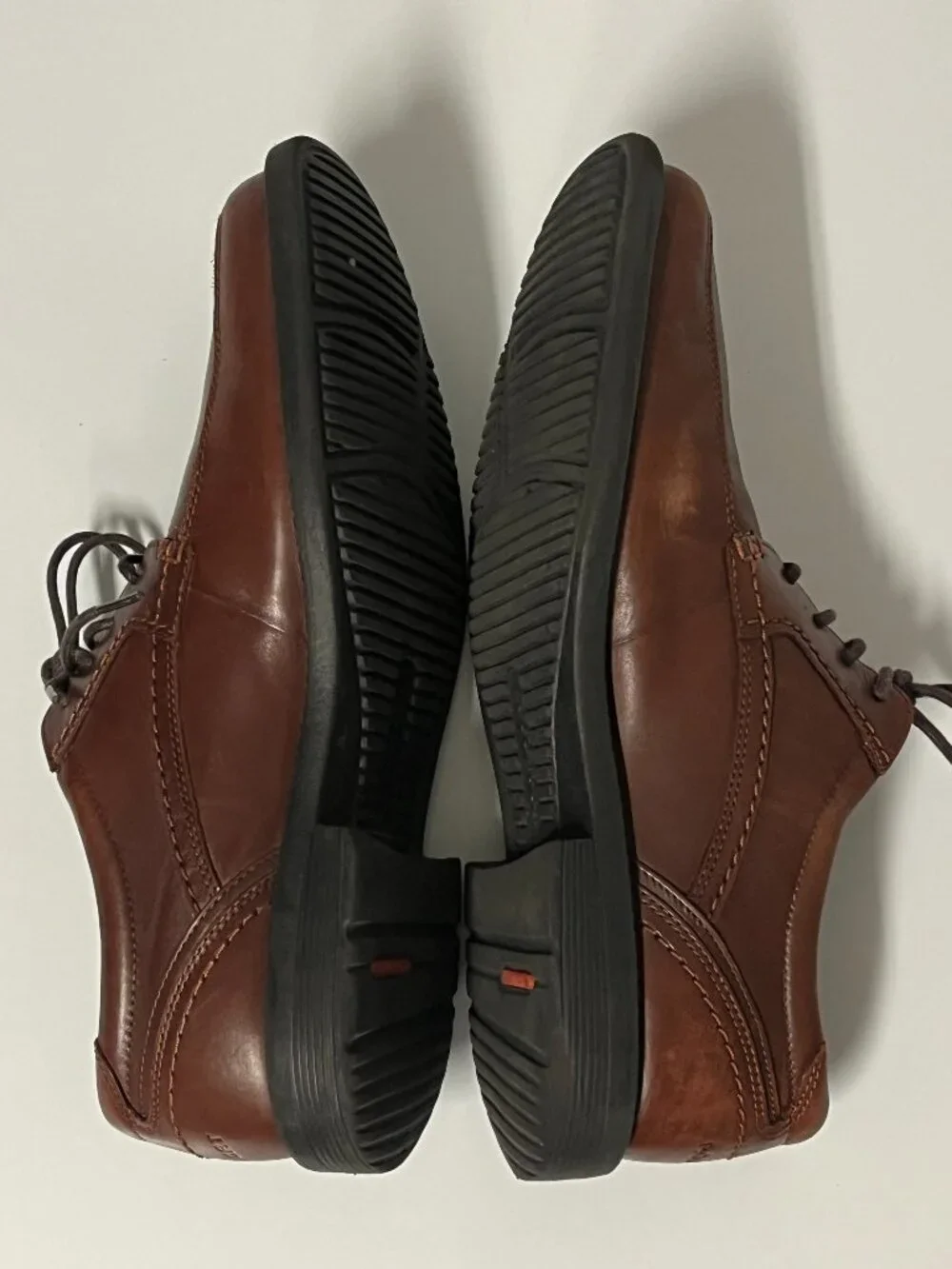 ROCKPORT Mens Style Leader 2 Apron Toe Oxford Brown Leather Oxford Shoes Size 10